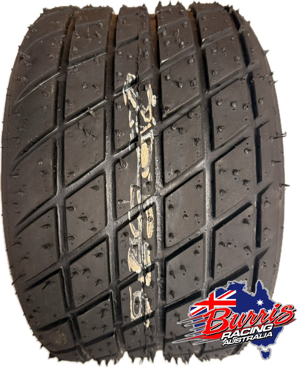 BURRIS Racing Front  Tyre 11 x 5.0 - 5 Treaded / Grooved Tyre