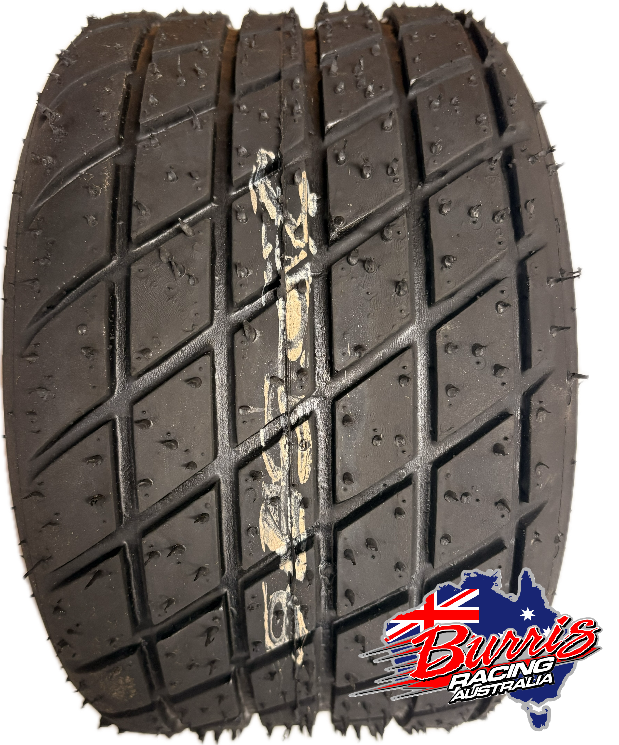 BURRIS Racing Front  Tyre 11 x 5.0 - 5 Treaded / Grooved Tyre