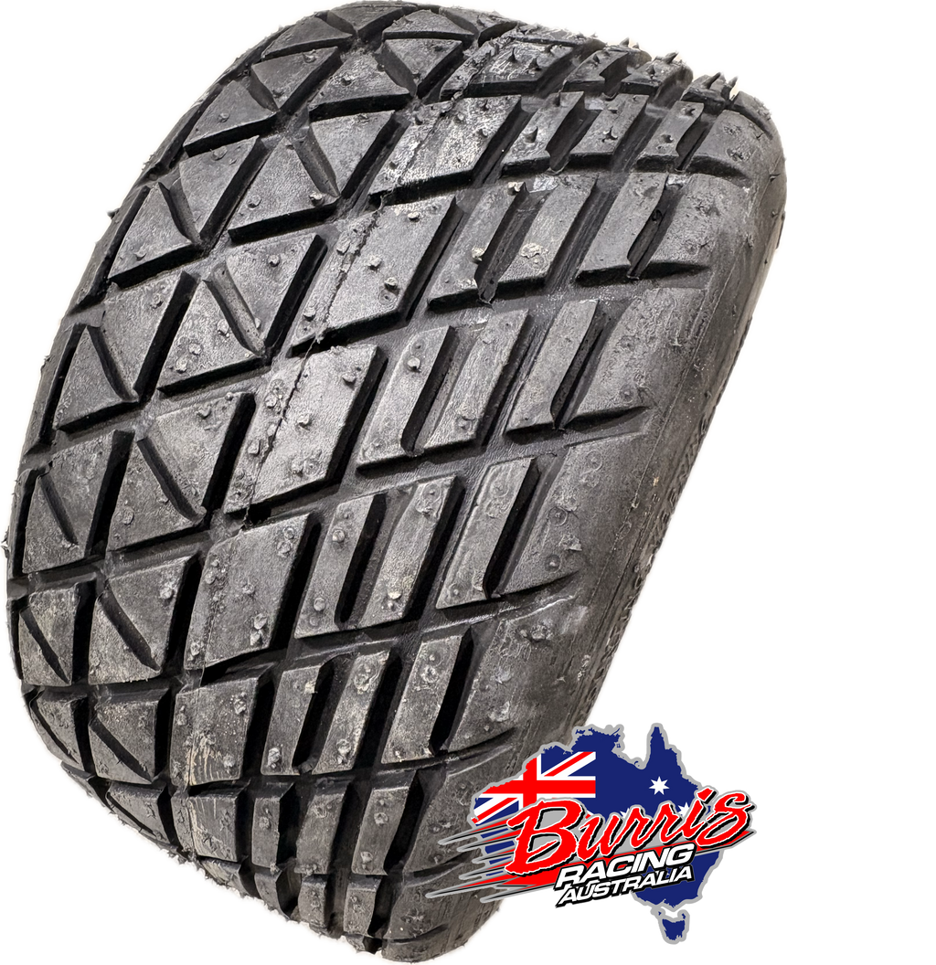 BURRIS Racing Front  Tyre 11 x 5.0 - 5 Treaded / Grooved Tyre