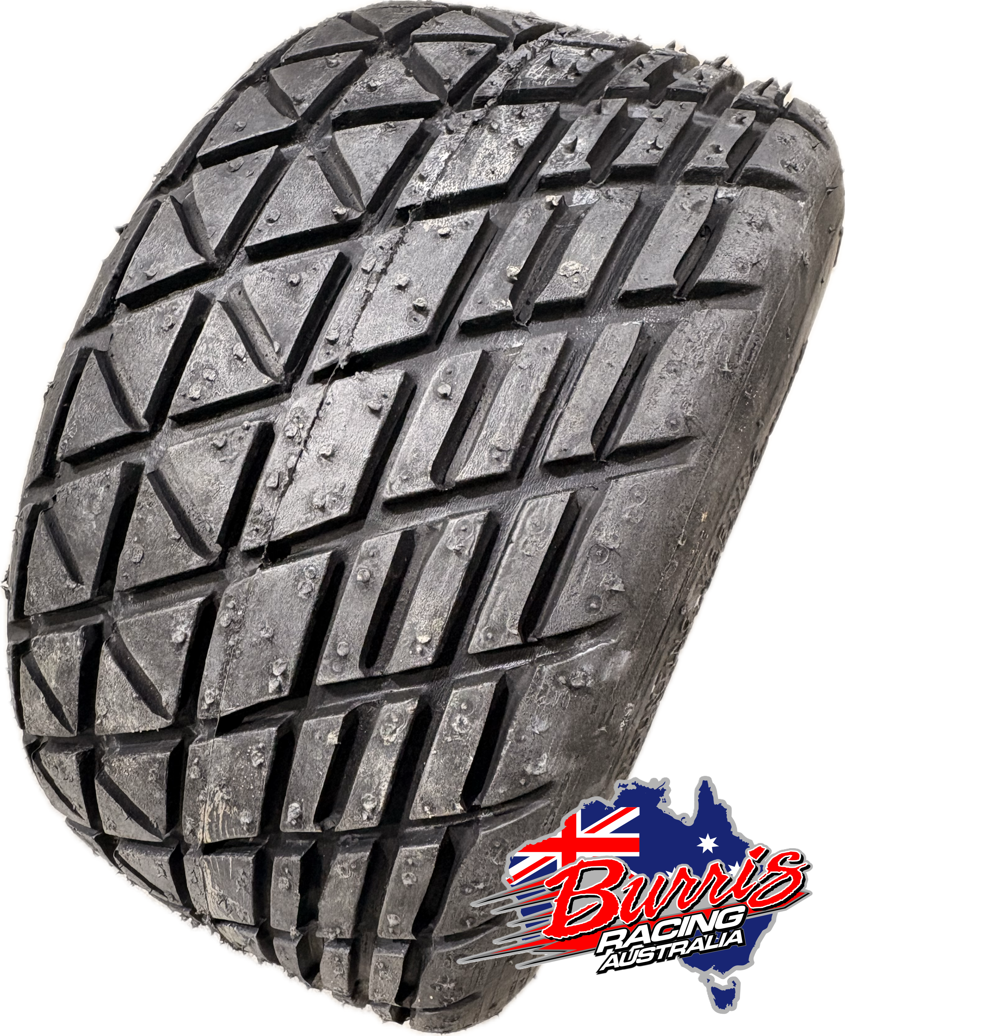 BURRIS Racing Front  Tyre 11 x 5.0 - 5 Treaded / Grooved Tyre